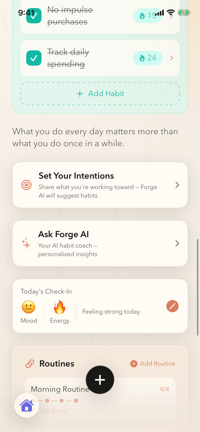 Chain Habits Into Routines