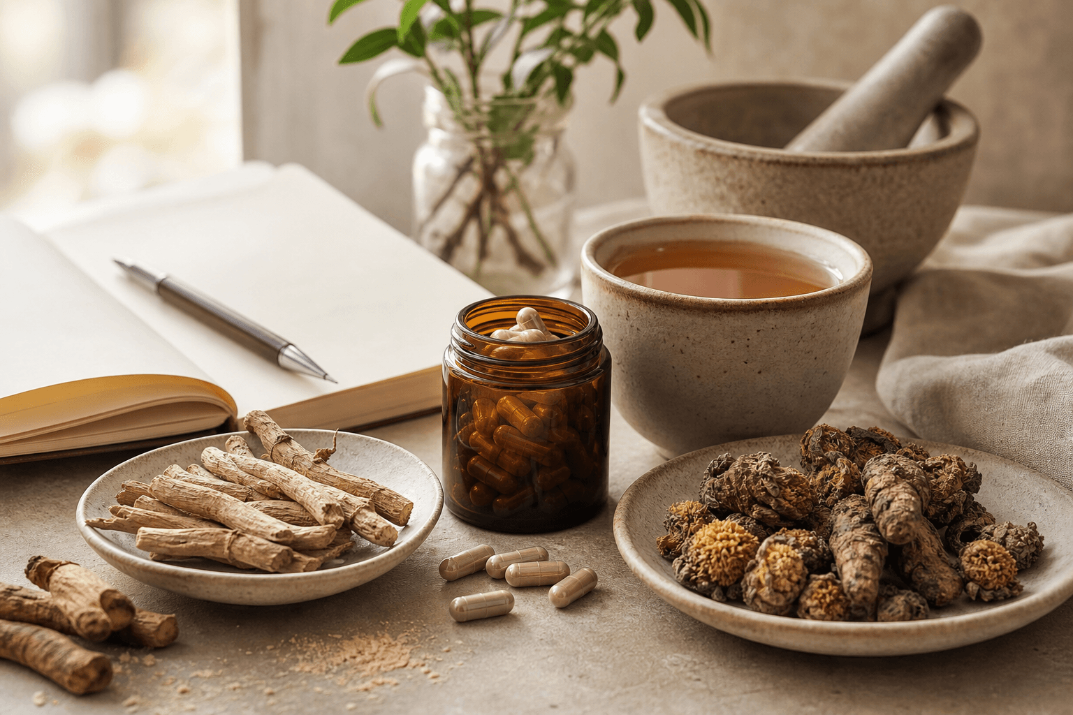 Adaptogens and the HPA Axis: How Stress-Response Herbs Actually Work