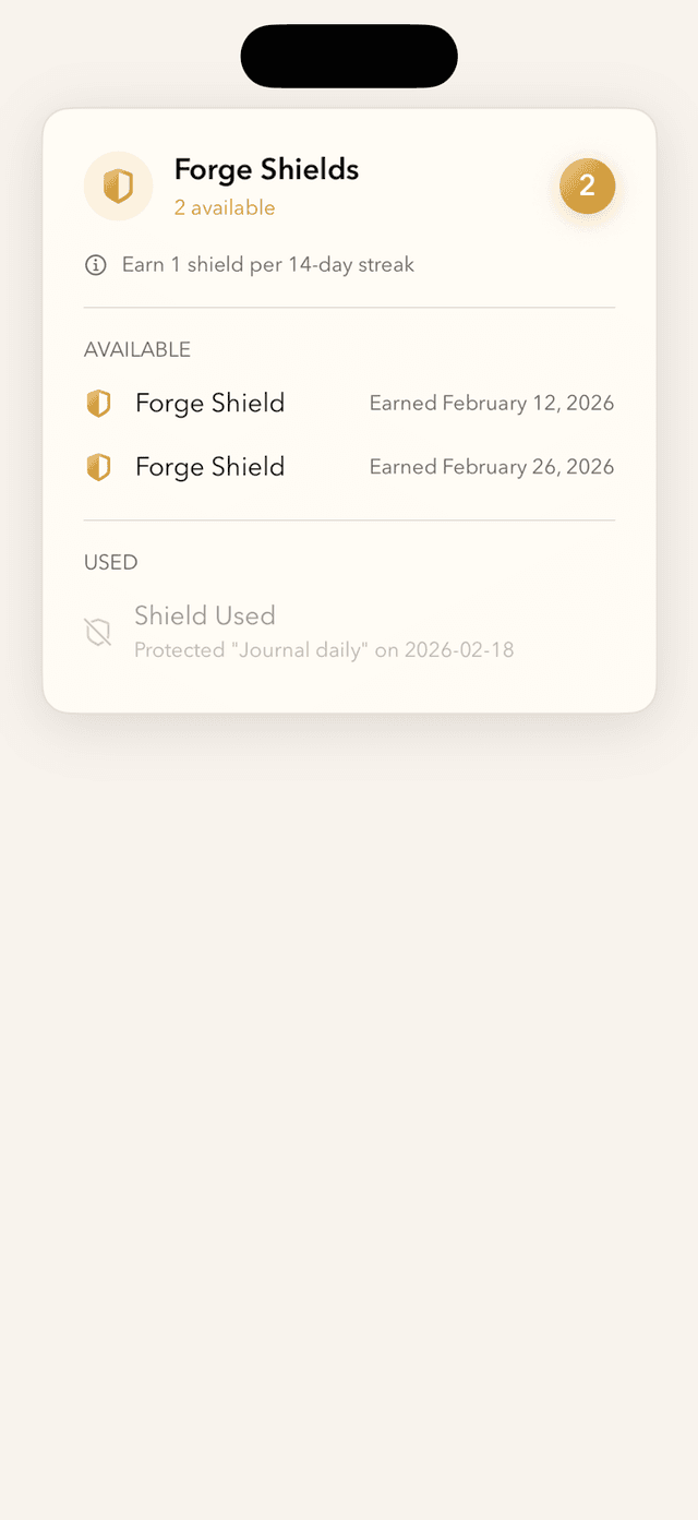 Recover rhythm after missed days